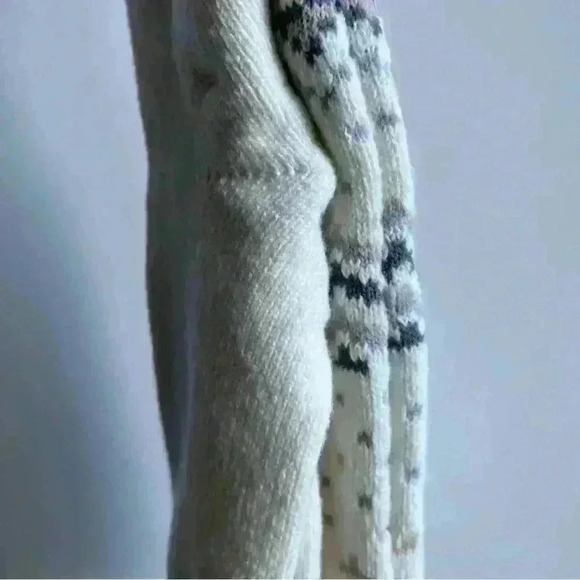 NWT Muk Luk White Ivory Retro Knee High Socks 6-11 - Socks Gift Idea - Picture 6 of 9